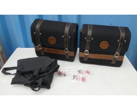 MOTOBRAŠNY ČERNO-HNĚDÁ - ORIGINÁL - JAWA 350CL PÉRÁK